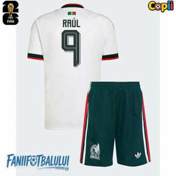 Mexic Raul Jimenez #9 Echipament de Fotbal Replică Mondial 2026 Copii Deplasare (+ Șorturi)